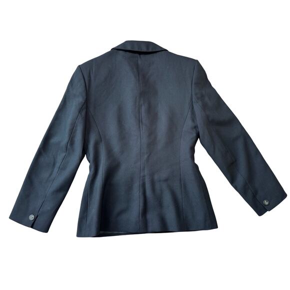 Laura Ashley 100% Wool, Black, Blazer/Jacket, size 4 US - Picture 2 of 11